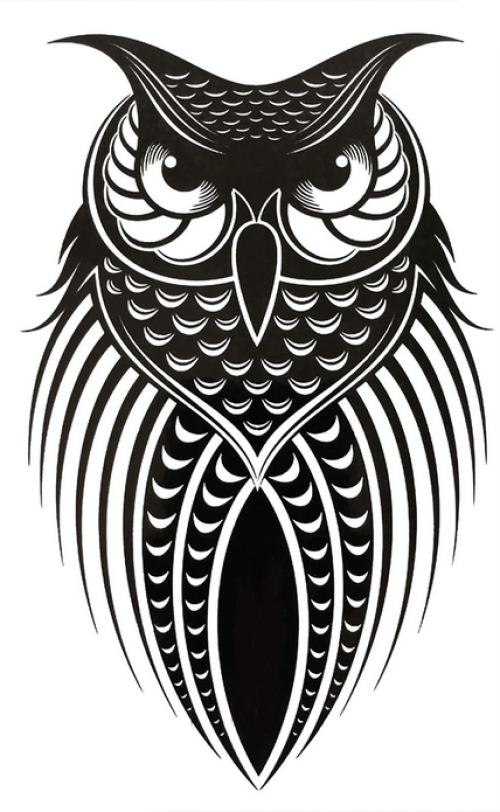 6pclot Owl Temporary Tattoo Stickers Men Women Big Pattern Half Arm Animal Fake  Tattoo Waterproof Combination Tattoo Stickers  Temporary Tattoos   AliExpress