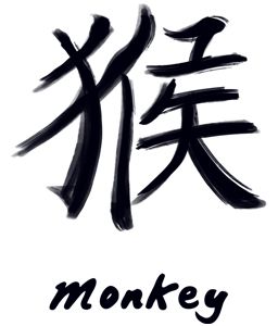 Chinese Zodiac Monkey Tattoo  Tattoo for a week