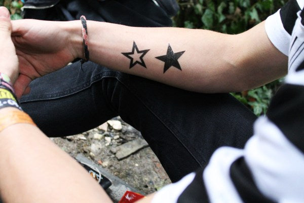Checker black and white and red nautical star tattoo  Nautical star tattoos  Star tattoos Tattoos