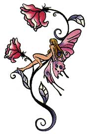 Buy Flower Tattoo Fairy Online In India  Etsy India