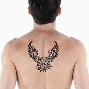 Learn 94+ about tribal eagle back tattoo best 