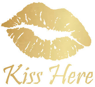 Kiss Here Tattoo  Reallooking Temporary Tattoos  SimplyInkedin