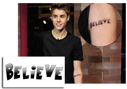 All of Justin Biebers tattoos and their meanings