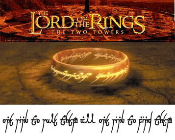 The One Ring inscription  my first tattoo Im obsessed By Min  Authentink Studio Sydney  rtattoos