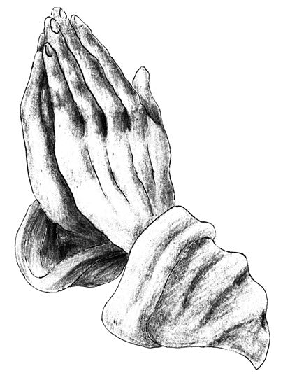 Amazoncom Praying Hands 1 AirSick Airbrush Stencil Template