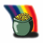 Pot With Gold Coins Leprechaun Hat And Shamrock Isolated On White  Background Stock Illustration  Download Image Now  iStock