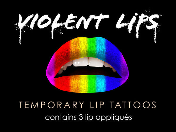 8. Rainbow Lip Tattoo Sleeve - wide 1