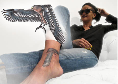 Rihanna Temporary Tattoos  Small Tattoos
