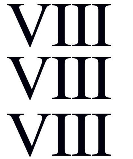 Roman Numerals Tattoo Fonts: Over 12 Royalty-Free Licensable Stock Vectors  & Vector Art | Shutterstock