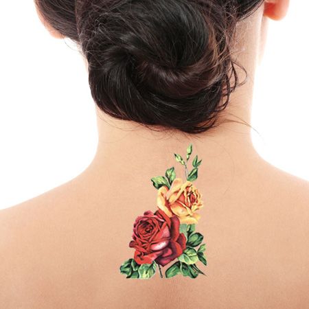 Meyella Document Dreigend Bloeiende Rozen Tattoo – Tattoo for a week