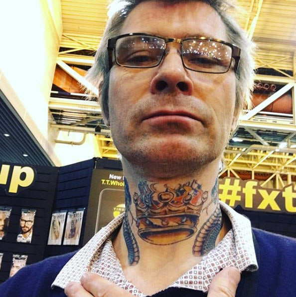 fake neck tattoo guyTikTok Search