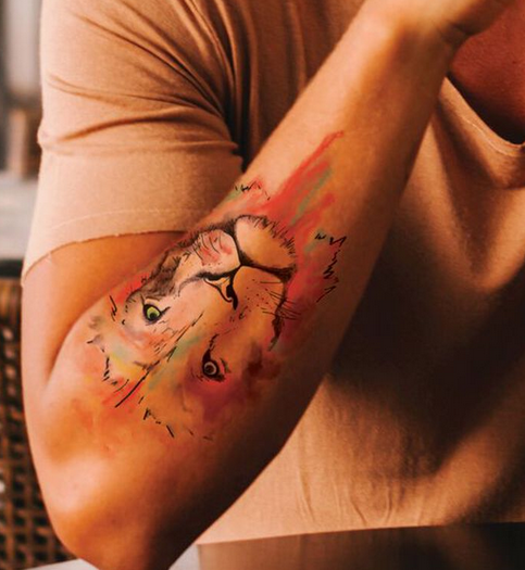 Temporary Watercolor Tattoos Adorn Your Body in Beautiful Blooms