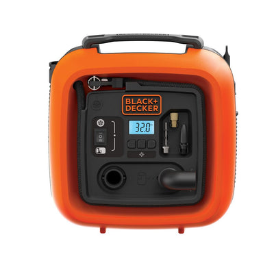 Buy Black and Decker Portable Low Noise Air Compressor With 6L Tank –  BD100/6-ST Online in UAE