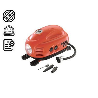 Black & Decker ASI400-XJ Oilless Portable Air Compressor - 11 Bar Max -  Product Introduction 