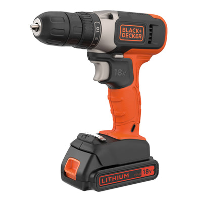 Black & Decker BDCDD12 10mm Cordless Drill w/Battery, Charger  (TESTED/WORKS)