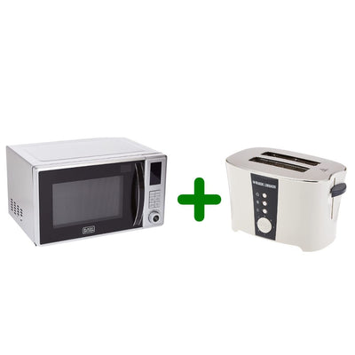 Black+Decker Toaster ET124-B5 White