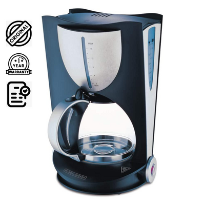 BLACK+DECKER Coffee Machine, 650W, 360ml Travel Mug, Black - DCT10-B5 -  220-240 Volt 50 Hz - World Import