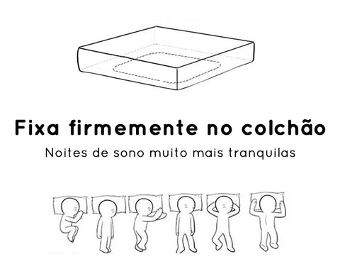 Lençol fixa firmemente no colchão