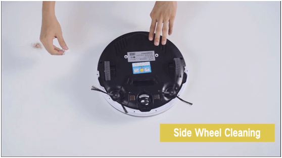 Cleaning side wheel