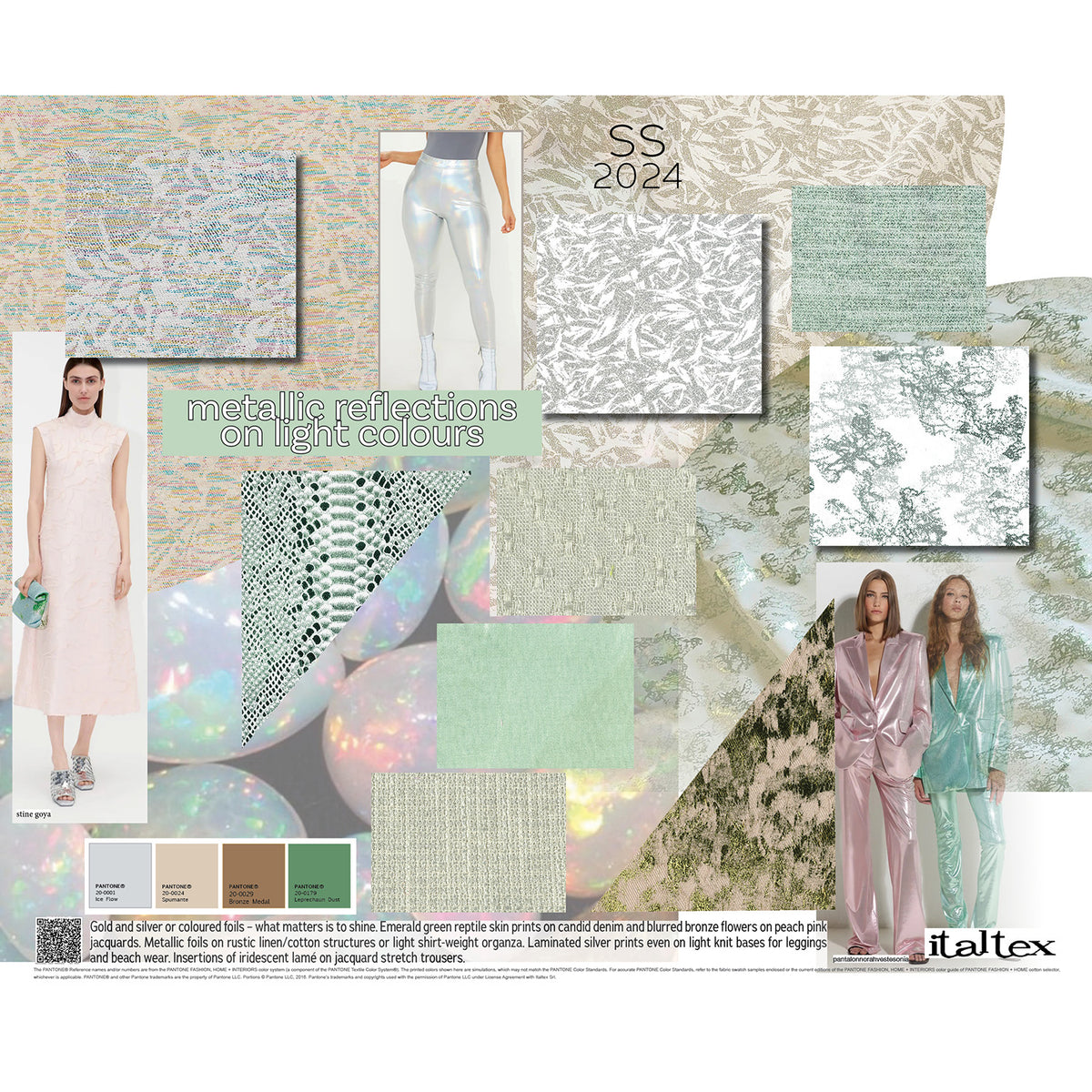 Womenswear Colour and Fabric Trends SS 2024 Italtex Trends