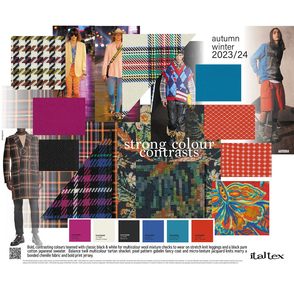 Menswear Colour and Fabric Trends AW 2023/24 Italtex Trends