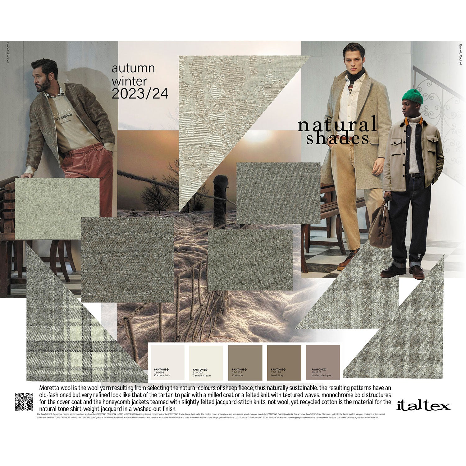 Menswear Colour and Fabric Trends AW 2023/24 Italtex Trends