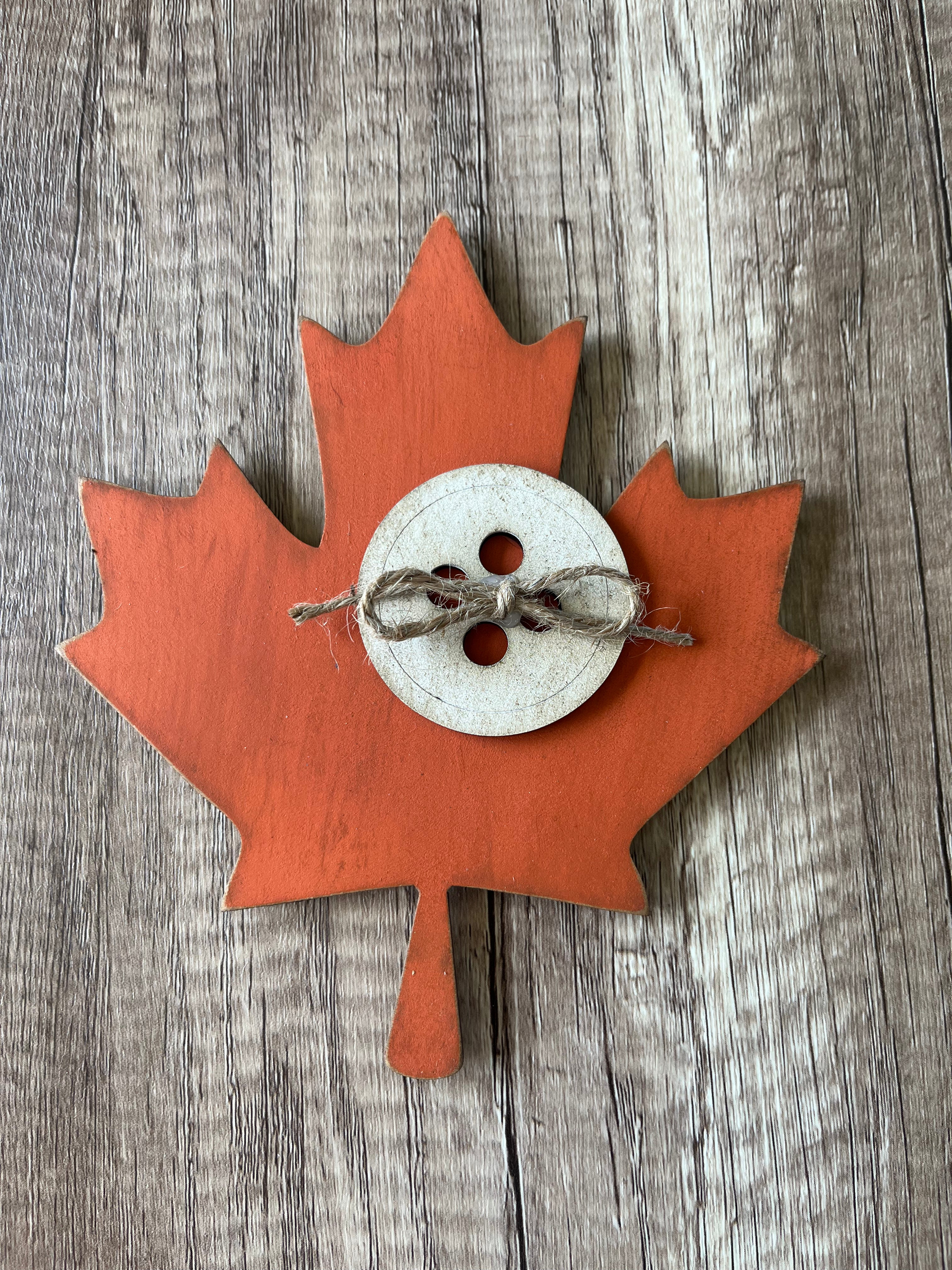 Maple Leaf Picture Frame Add On
