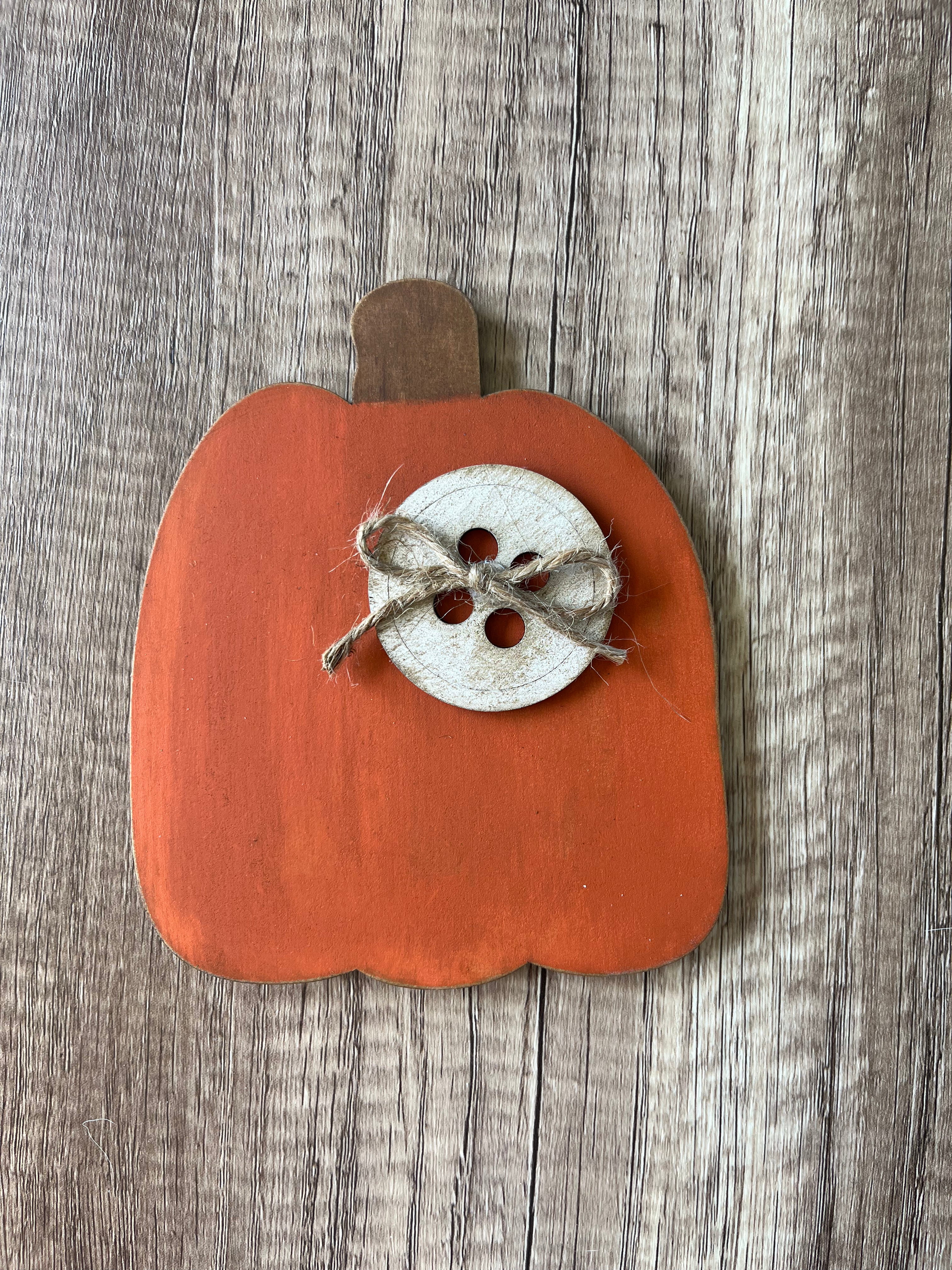 Pumpkin Picture Frame Add On