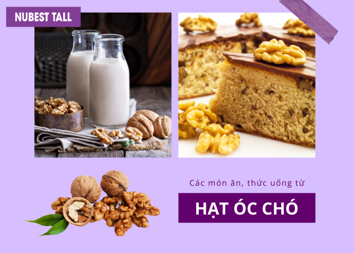 Hạt óc chó giúp trẻ tăng trưởng tốt và cải thiện trí não tối ưu
