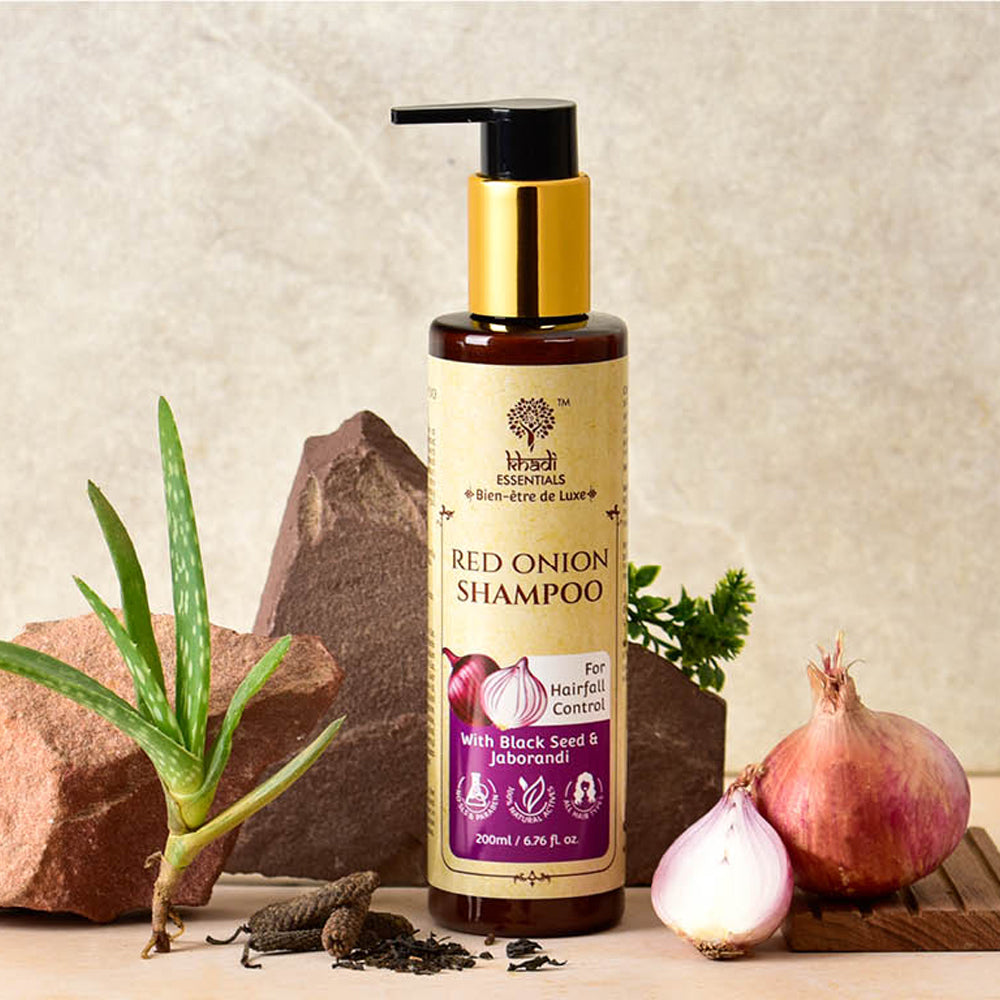 The Indie Earth Red Onion Hair Oil  Red Onion Shampoo Review  Khadi  Global  Anti Hair Loss  YouTube