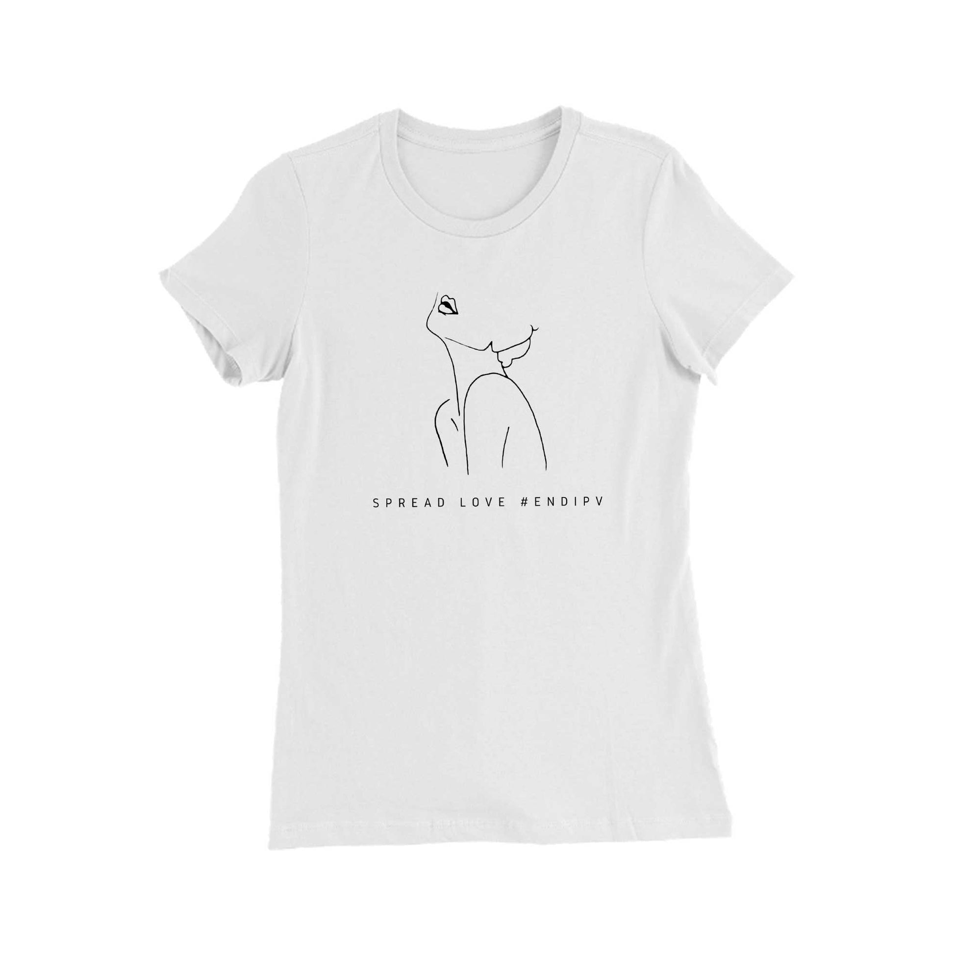 Gaya's Drawing One Line - Amalia Women's Tee |  חולצה קצרה בגזרת נשים
