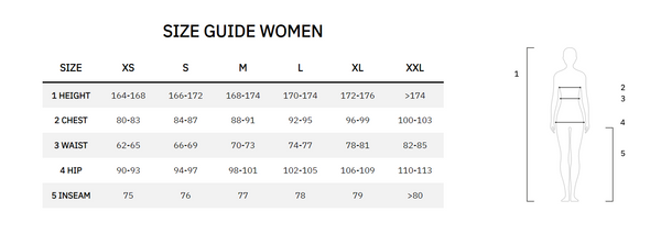 EVUPRE Women's Size Chart