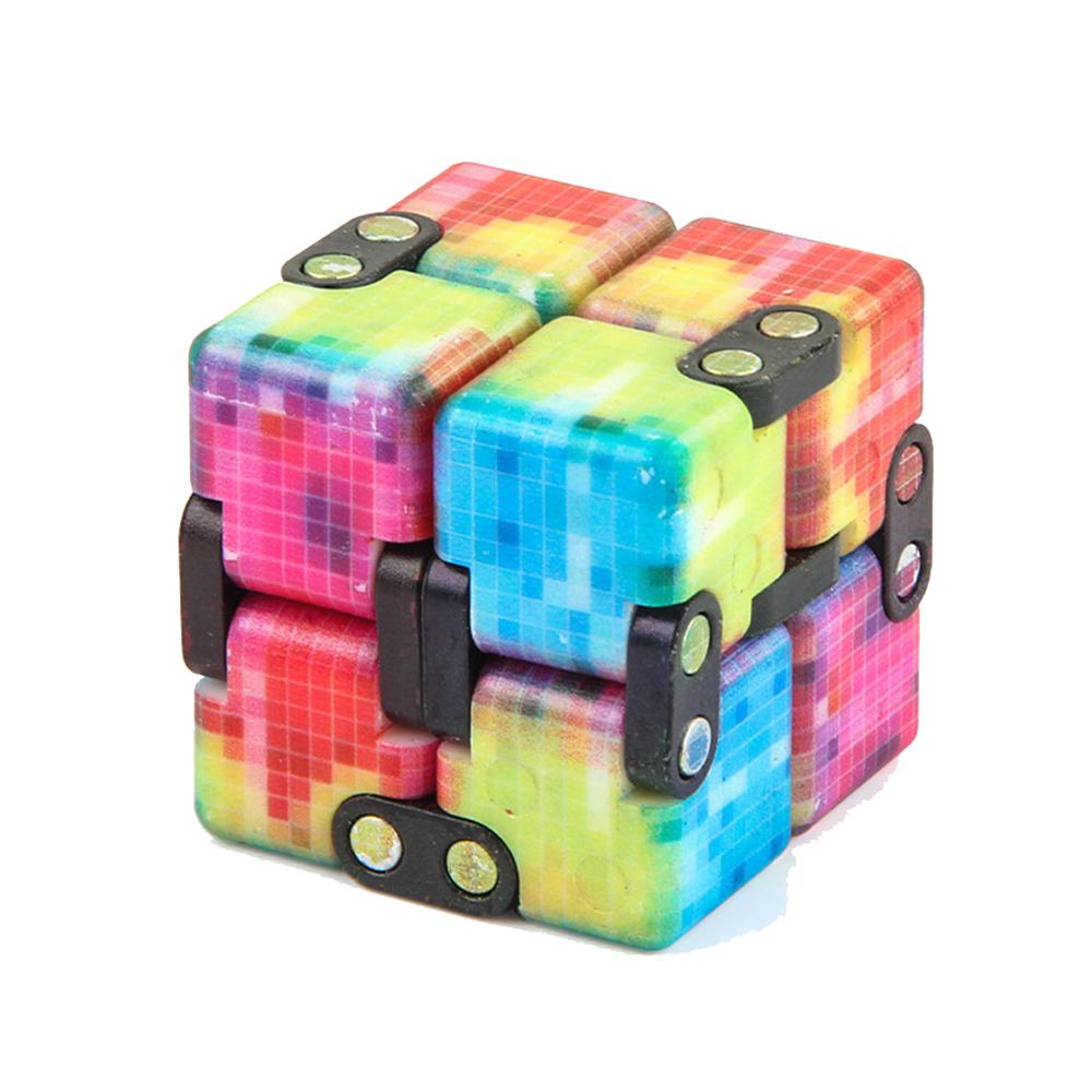 Cube Infinity pour enfants Jeu anti-stress Cube de décompression Cube Puzzle, Style 8
