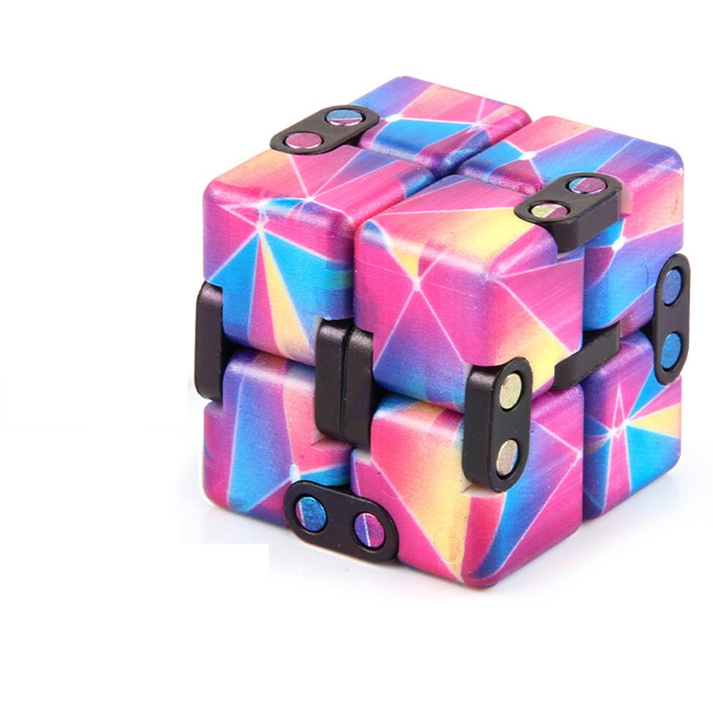 Cube Infinity pour enfants Jeu anti-stress Cube de décompression Cube Puzzle, Style 10