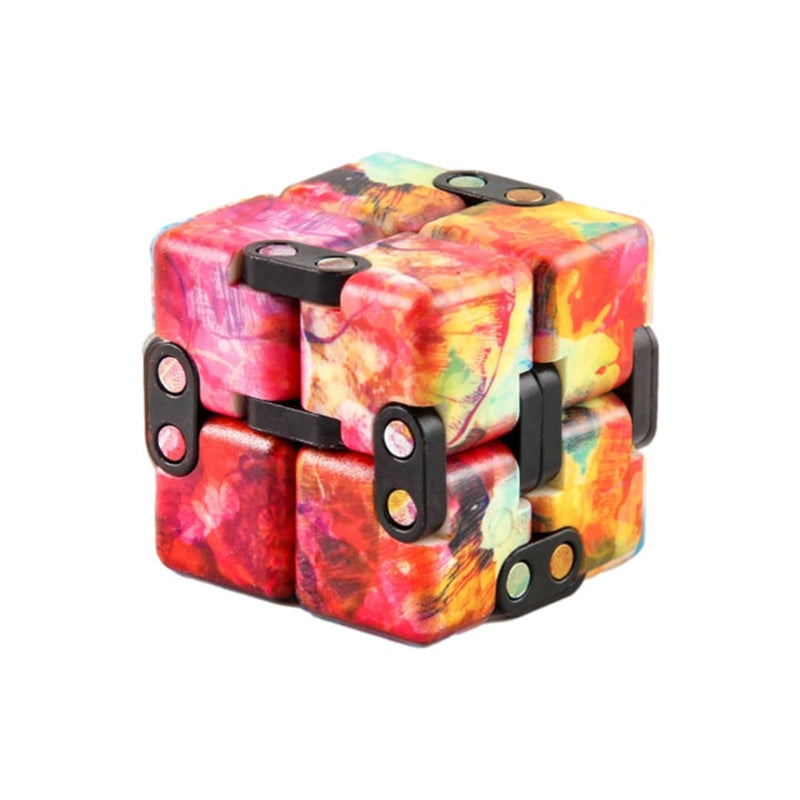 Cube Infinity pour enfants Jeu anti-stress Cube de décompression Cube Puzzle, Style 2