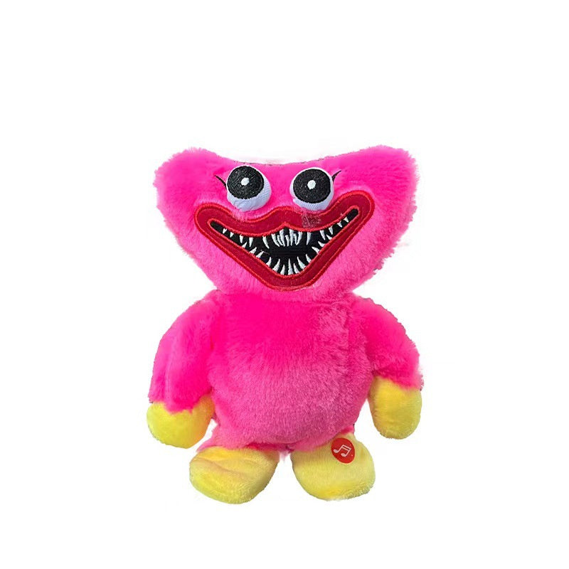 Poppy Playtime Huggy Wuggy Peluche Jouet Chantant Parlant Marchant Enfants, Rose