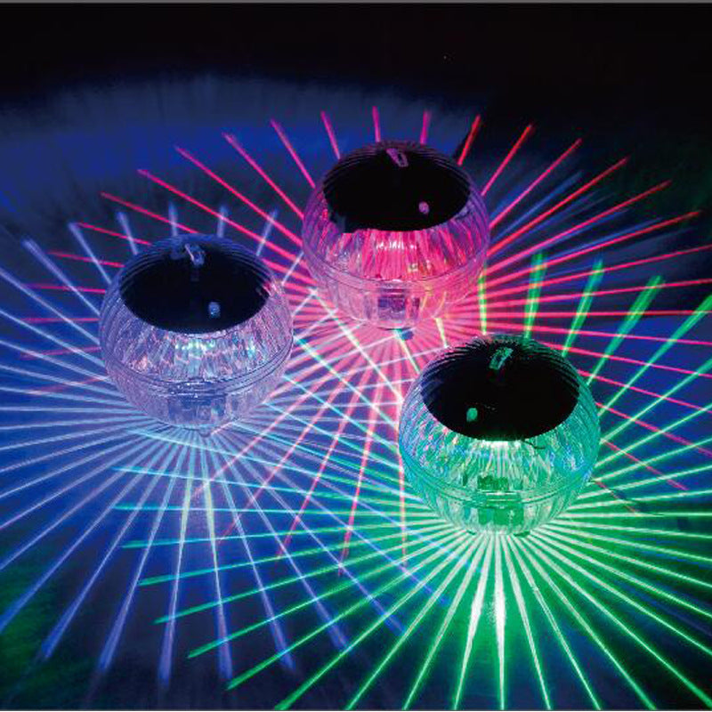Lampe boule flottante étanche solaire à LED changeant de couleur pour étang, Petit / Colorée