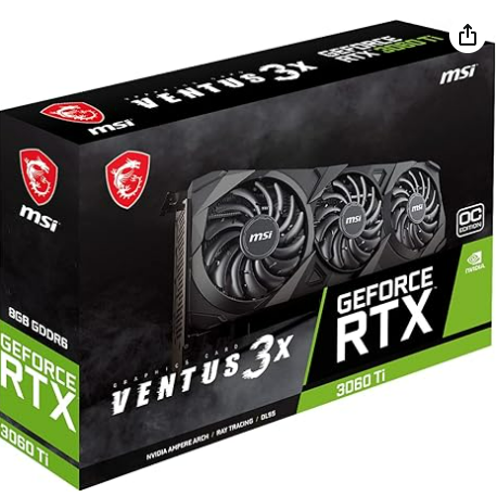 MSI GeForce RTX™ 3060 Ti VENTUS 3X 8G OC LHR