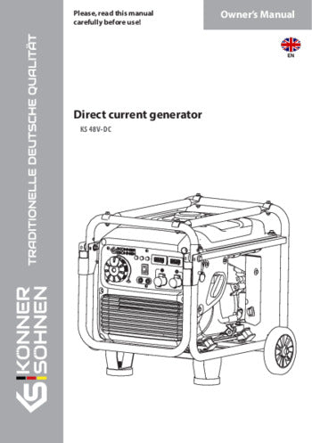 DC generator KS 48V-DC  Könner & Söhnen Garden Equipment