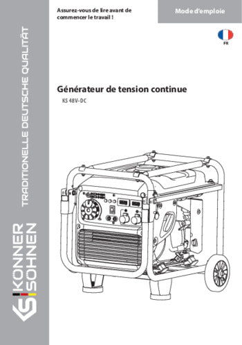 Générateur de tension continue KS 48V-DC