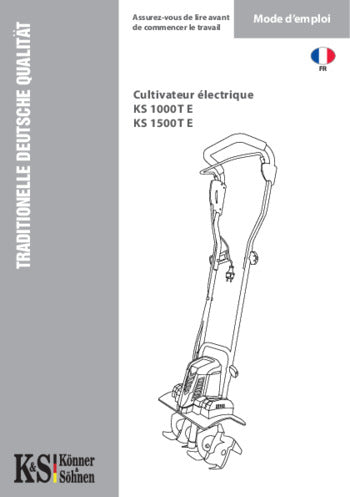 Mode d’emploi cultivateur électrique