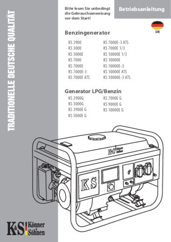 Benzin-generatoren K&S