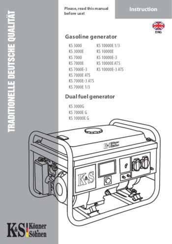 Gasoline generators K&S 2022