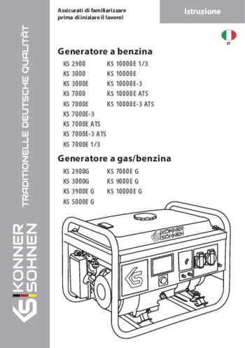 Generatore a gas/benzina K&S