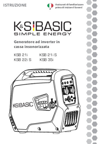 Generatore ad inverter KSB 21i, KSB 21i S, KSB 22i S, KSB 35i