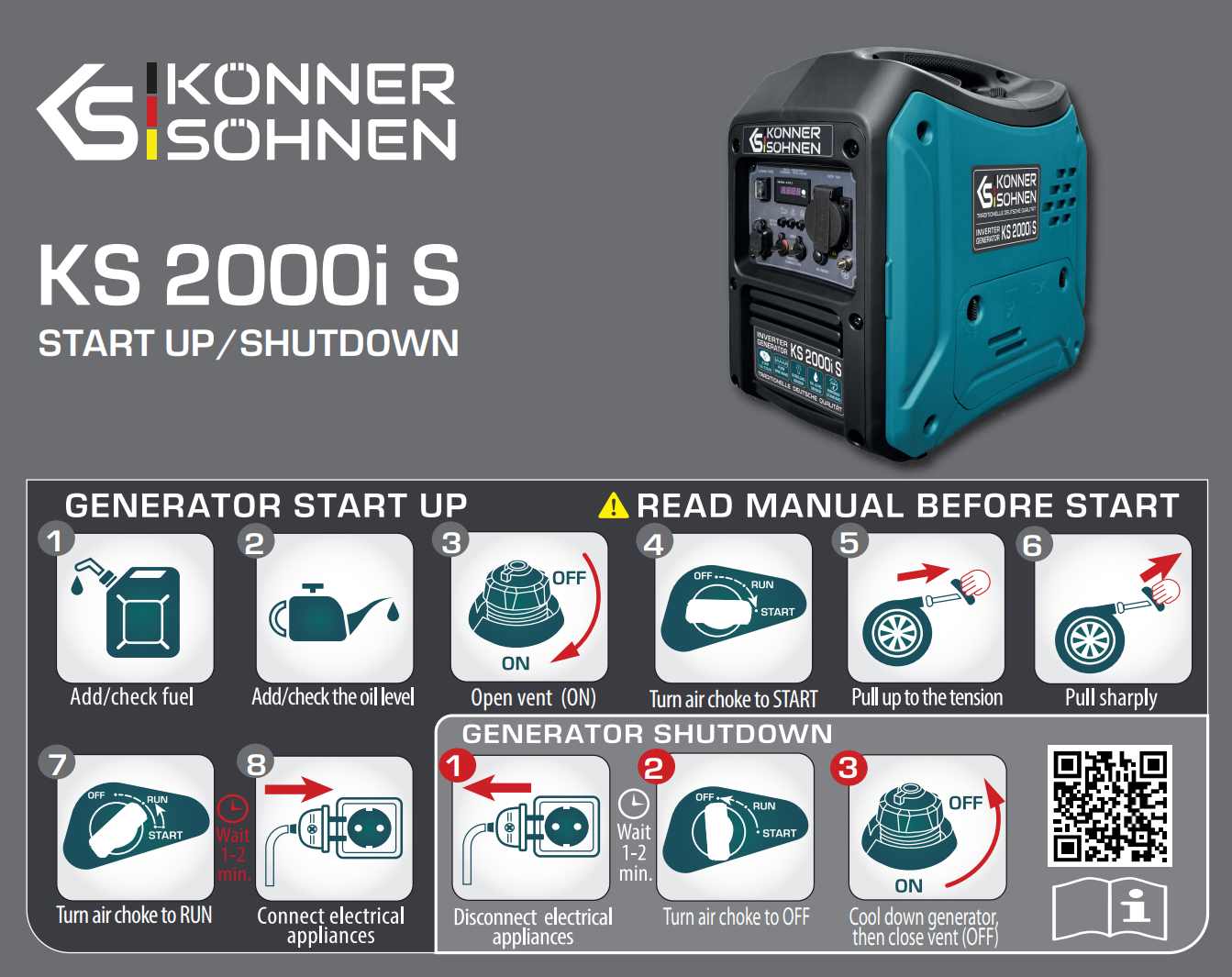 Inverter-Generatoren KS 2000i S