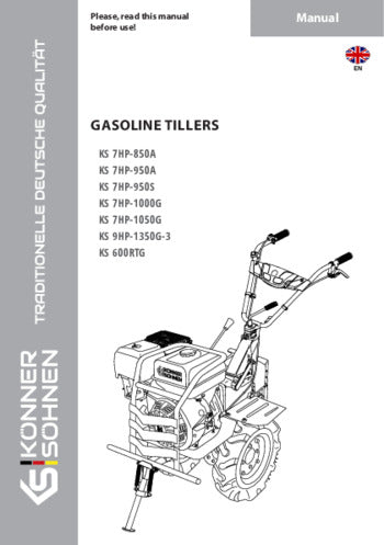 Gasoline tillers 2022