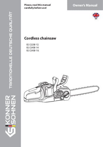 Cordless chainsaw