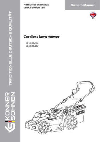 Cordless lawn mower