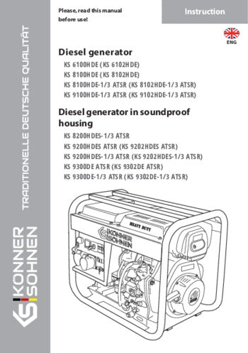 Diesel generators K&S 2022